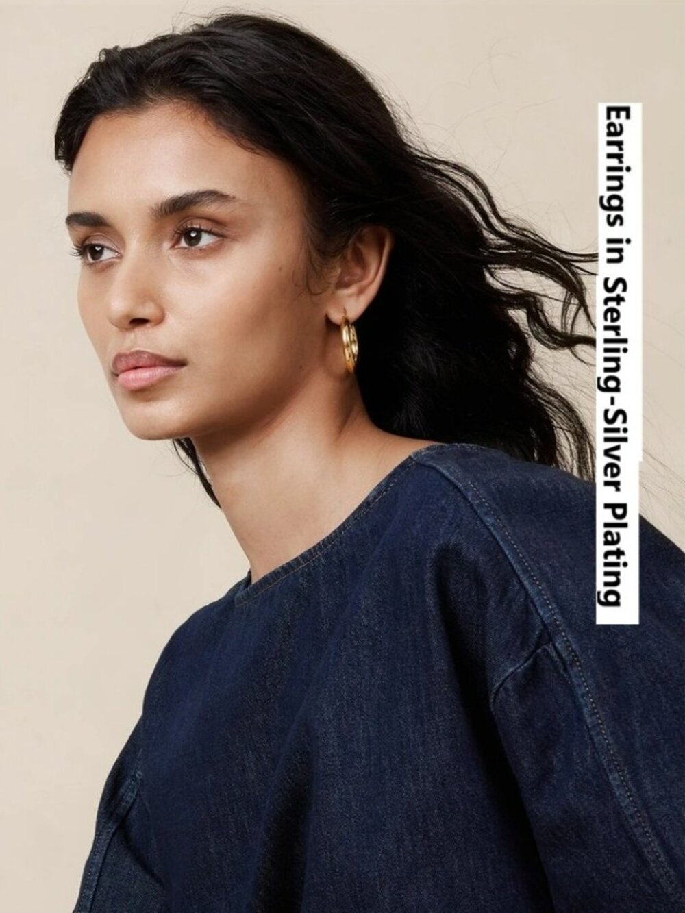 NWT Ravena Mini Hoop Earrings by Aureus + Argent